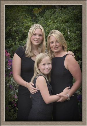Mother and Daughter Studio Portrait in Lake Oswego, Oregon